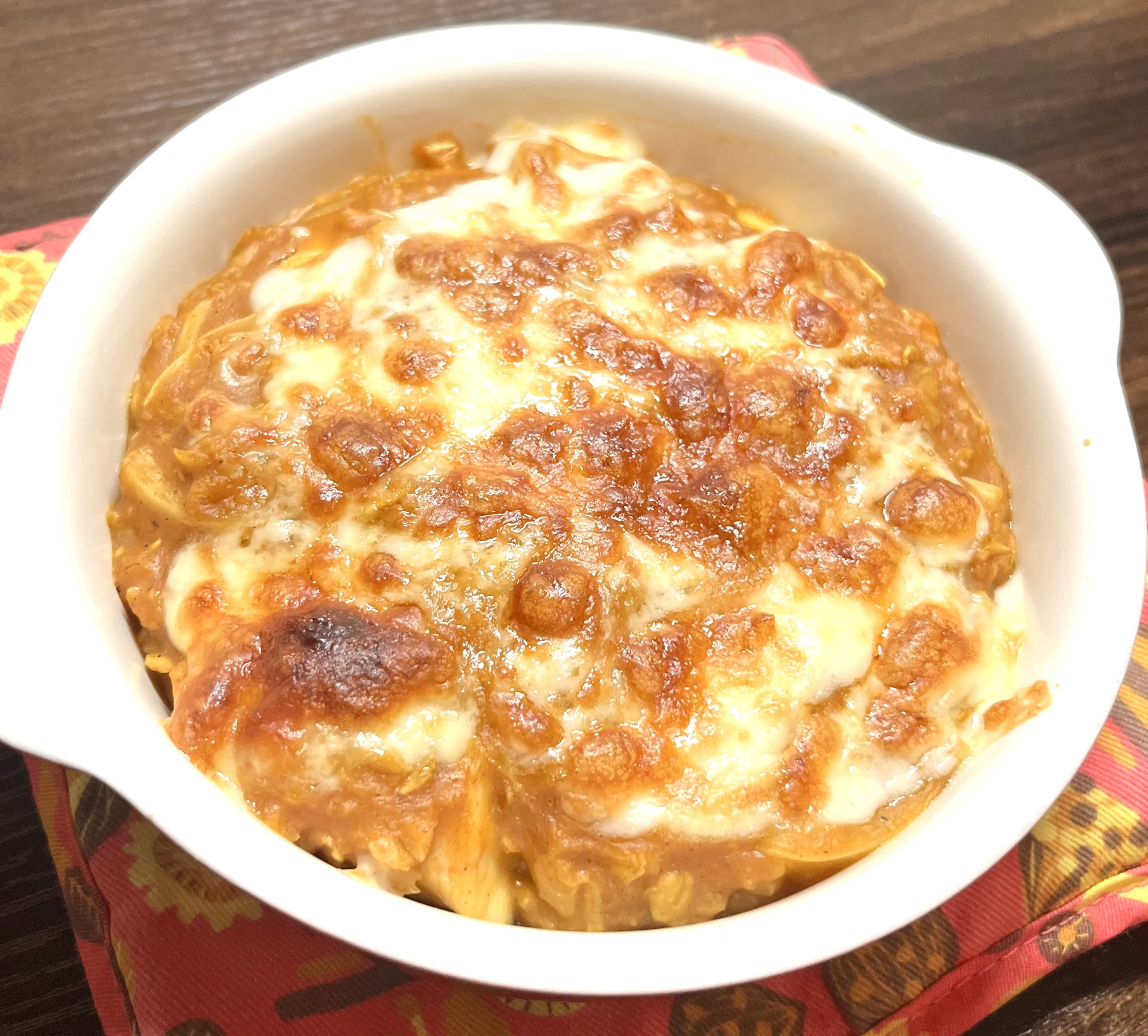 【レンジで簡単】とろ旨オートミールカレードリア