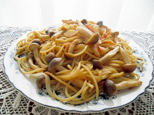 しめじのスパゲッティー