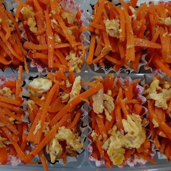 人参しりしり お弁当用 自家製冷凍食品 レシピ 作り方 By ダイエッターyura 楽天レシピ 人参しりしり お弁当用 自家製冷凍食品 レシピ 作り方 By ダイエッターyura 楽天レシピ