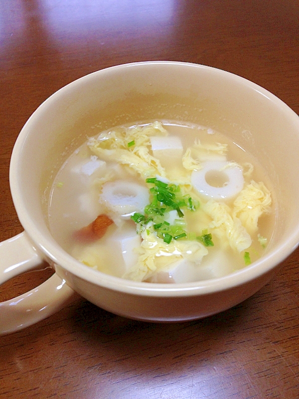 竹輪と豆腐と卵の中華スープ レシピ 作り方 By Tukuyo93 楽天レシピ 竹輪と豆腐と卵の中華スープ レシピ 作り方 By Tukuyo93 楽天レシピ