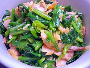 ほぐし鮭とほうれん草のゴマポン和え レシピ 作り方 By こうとだい 楽天レシピ