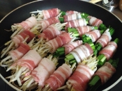 ニラともやしの豚バラ巻き巻き レシピ 作り方 By 月うさぎ0611 楽天レシピ ニラともやしの豚バラ巻き巻き レシピ 作り方 By 月うさぎ0611 楽天レシピ