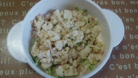 離乳食1歳 豆腐と鶏むね肉のサラダ レシピ 作り方 By カイちゃん2238 楽天レシピ 離乳食1歳 豆腐と鶏むね肉のサラダ レシピ 作り方 By カイちゃん2238 楽天レシピ