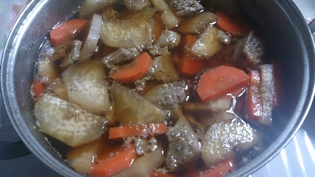 馬肉煮込み(醤油味)