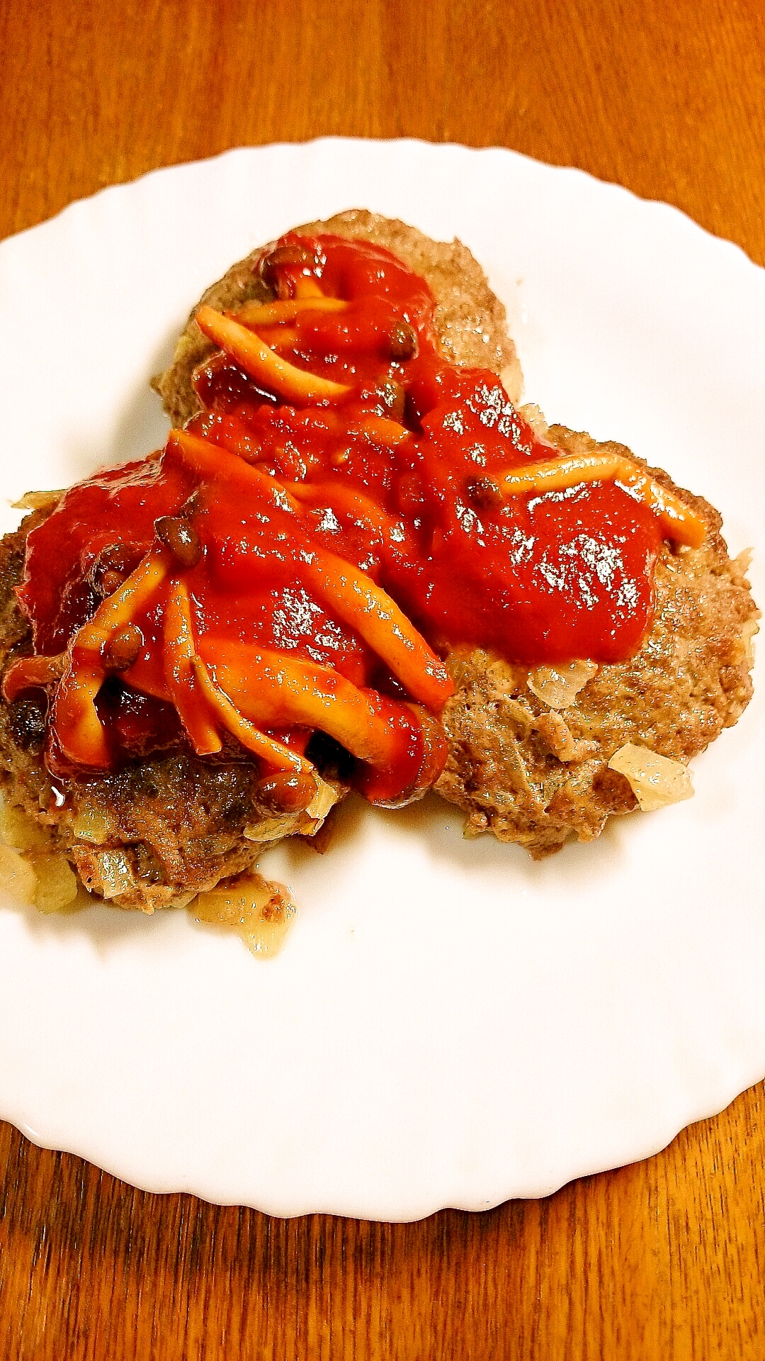 ハンバーグ用 基本のトマトソースを使ったソース レシピ 作り方 By ねここ25 楽天レシピ