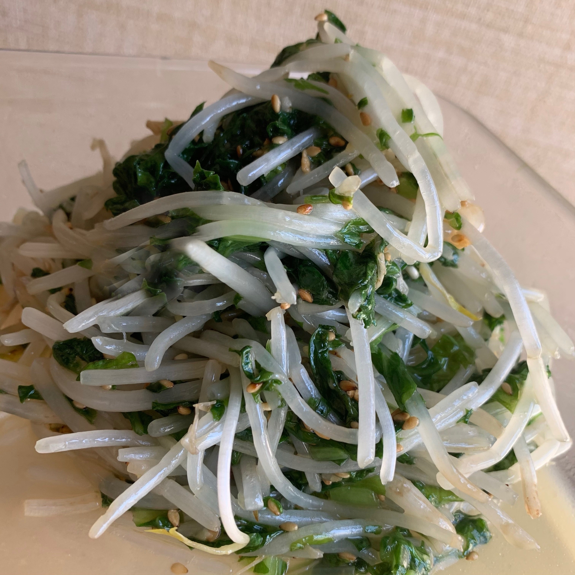 あつくっく　もやしとサンチュのナムル