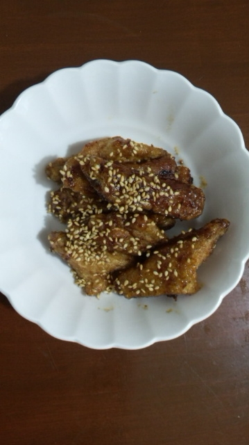 とっても美味しいです。家族にも大好評！途中から油をたっぷり足して揚げたら二度揚げ感覚になり身離れがすごく良く、味のよく浸みた軟骨がカリカリと抜群でした。
