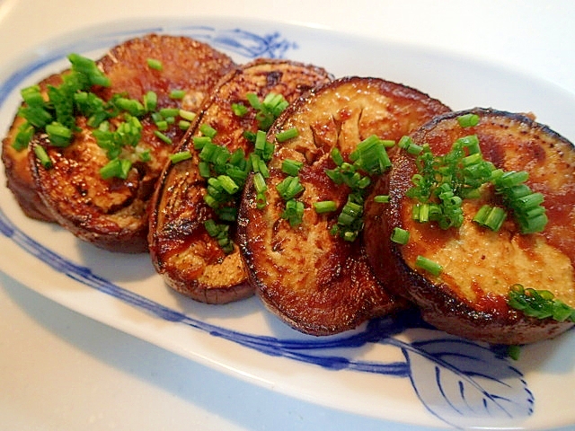 焼き肉のたれで　米なすのソテー♪