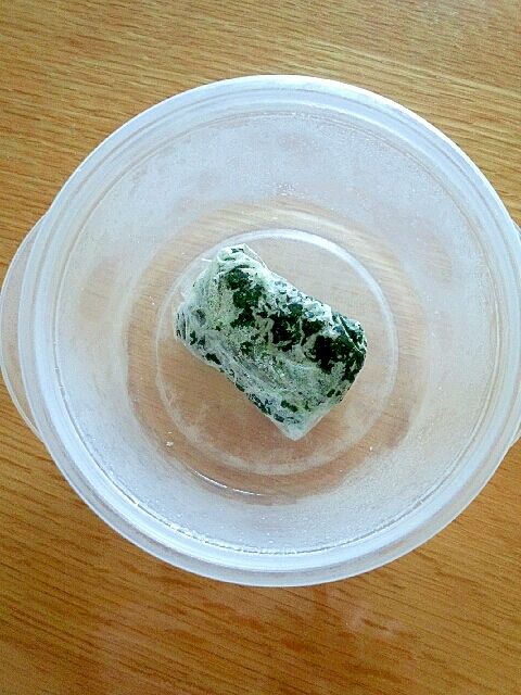 離乳食 中期 小松菜の冷凍方法 レシピ 作り方 By Koko0730 楽天レシピ