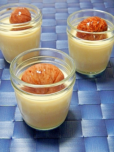 卵1個で栗プリン 勝手に2層になるよ レシピ 作り方 By あず 楽天レシピ