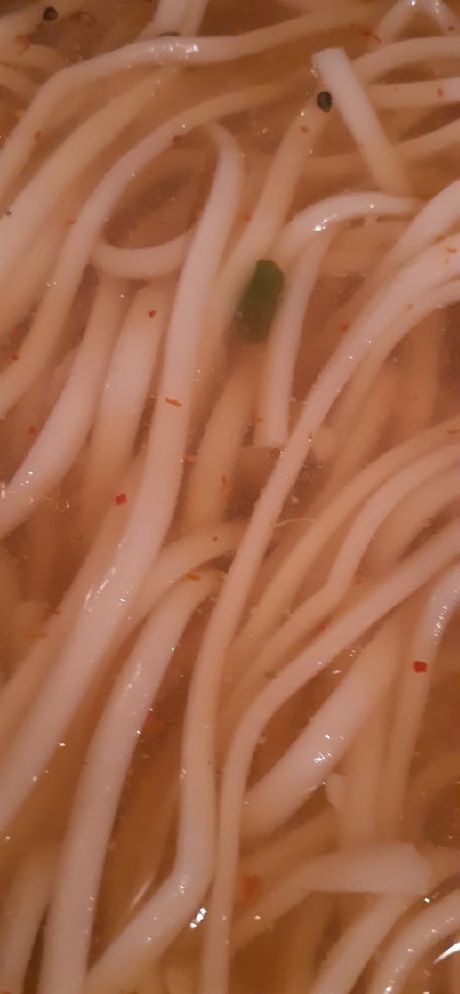 簡単☆鶏ガラ醤油うどん