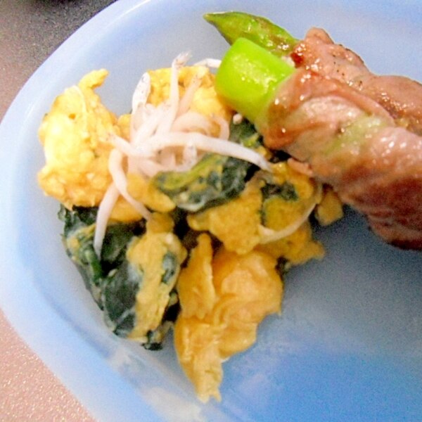 ほうれん草の卵炒め じゃこと共に レシピ 作り方 By ミスチバス 楽天レシピ ほうれん草の卵炒め じゃこと共に レシピ 作り方 By ミスチバス 楽天レシピ