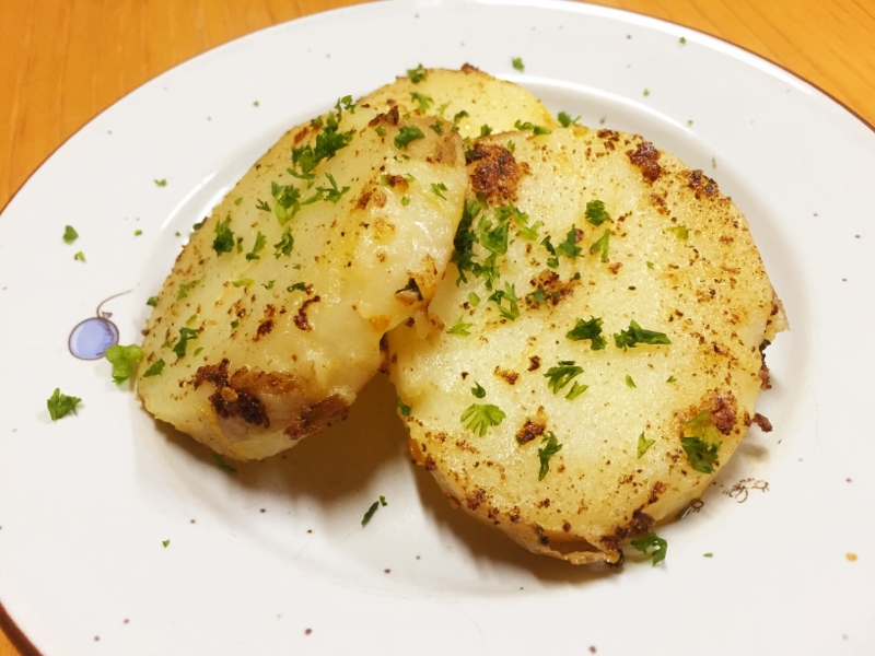 秋を味わう！ポテトステーキ