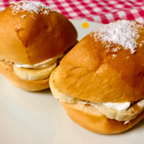 ディナーロールで簡単 バナナサンド レシピ 作り方 By Chapio 楽天レシピ ディナーロールで簡単 バナナサンド レシピ 作り方 By Chapio 楽天レシピ