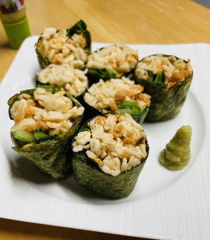 まるで米❣️オートミール米化の巻き寿司