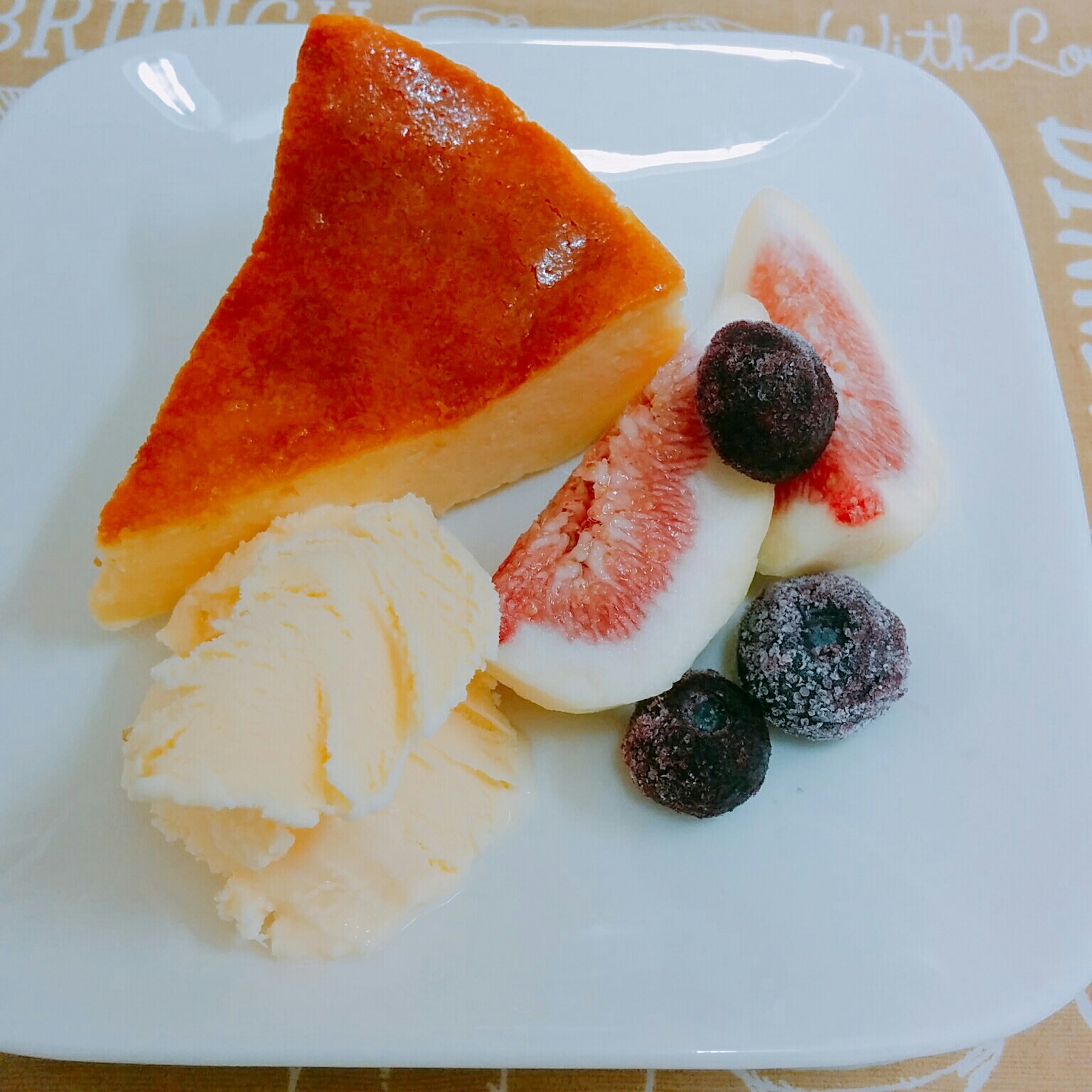 チーズケーキといちじくのデザートプレート レシピ 作り方 By あんごるぁうさぎ 楽天レシピ