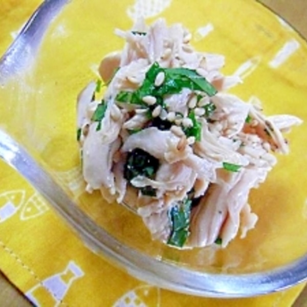 簡単おつまみ ささみのごまポン酢和え レシピ 作り方 By すぴかか 楽天レシピ 簡単おつまみ ささみのごまポン酢和え レシピ 作り方 By すぴかか 楽天レシピ