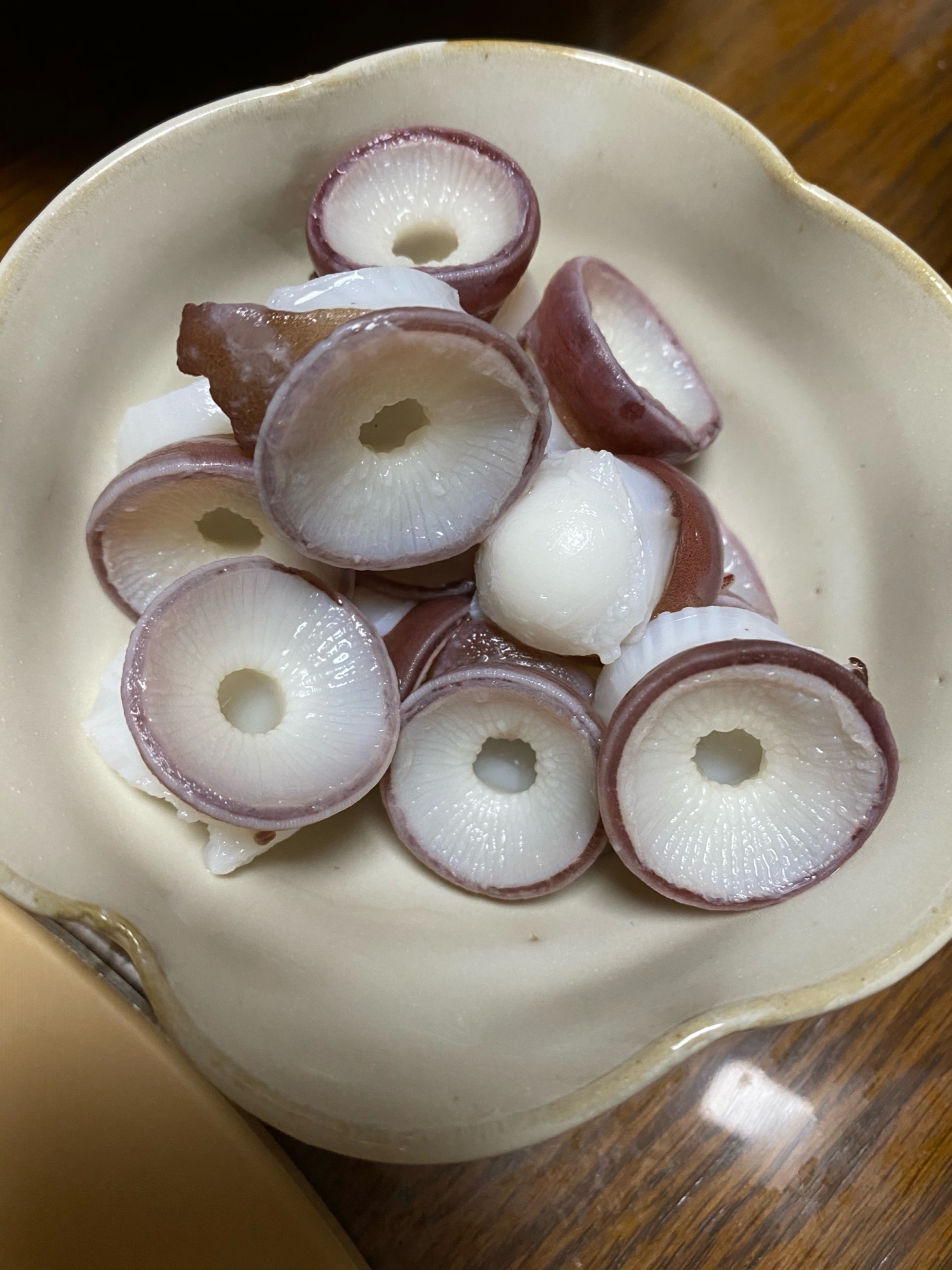 水ダコの吸盤の湯引き レシピ 作り方 By You花凛 楽天レシピ 水ダコの吸盤の湯引き レシピ 作り方 By You花凛 楽天レシピ