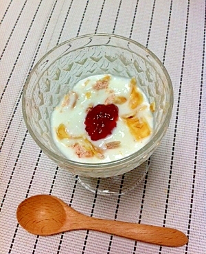 ちょっとおやつに すぐ出来るヨーグルトデザート レシピ 作り方 By も る す け 楽天レシピ