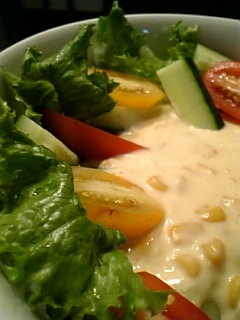 野菜が美味しいクリームコーンドレッシングサラダ レシピ 作り方 By オクハマモ 楽天レシピ