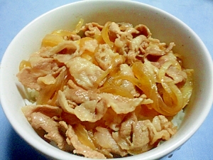 お手軽に つゆだく豚丼 レシピ 作り方 By Risaっち 楽天レシピ お手軽に つゆだく豚丼 レシピ 作り方 By Risaっち 楽天レシピ