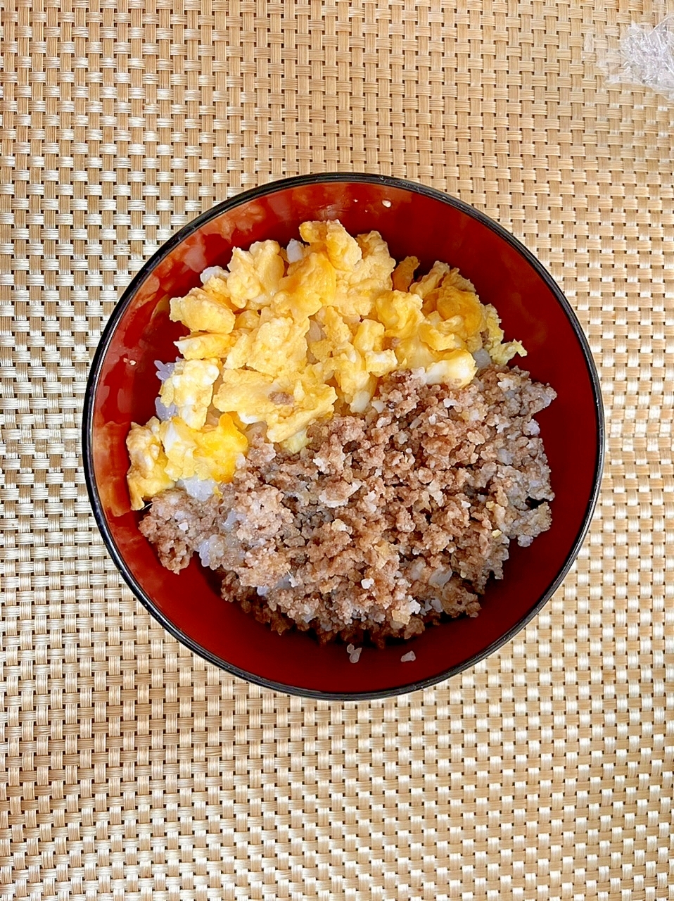 レンジだけ！お手軽2色丼