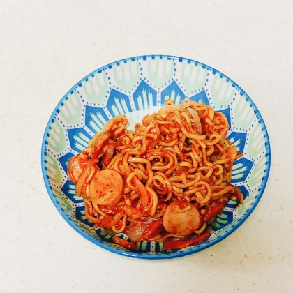 舞茸入り野菜ジュース煮麺♪