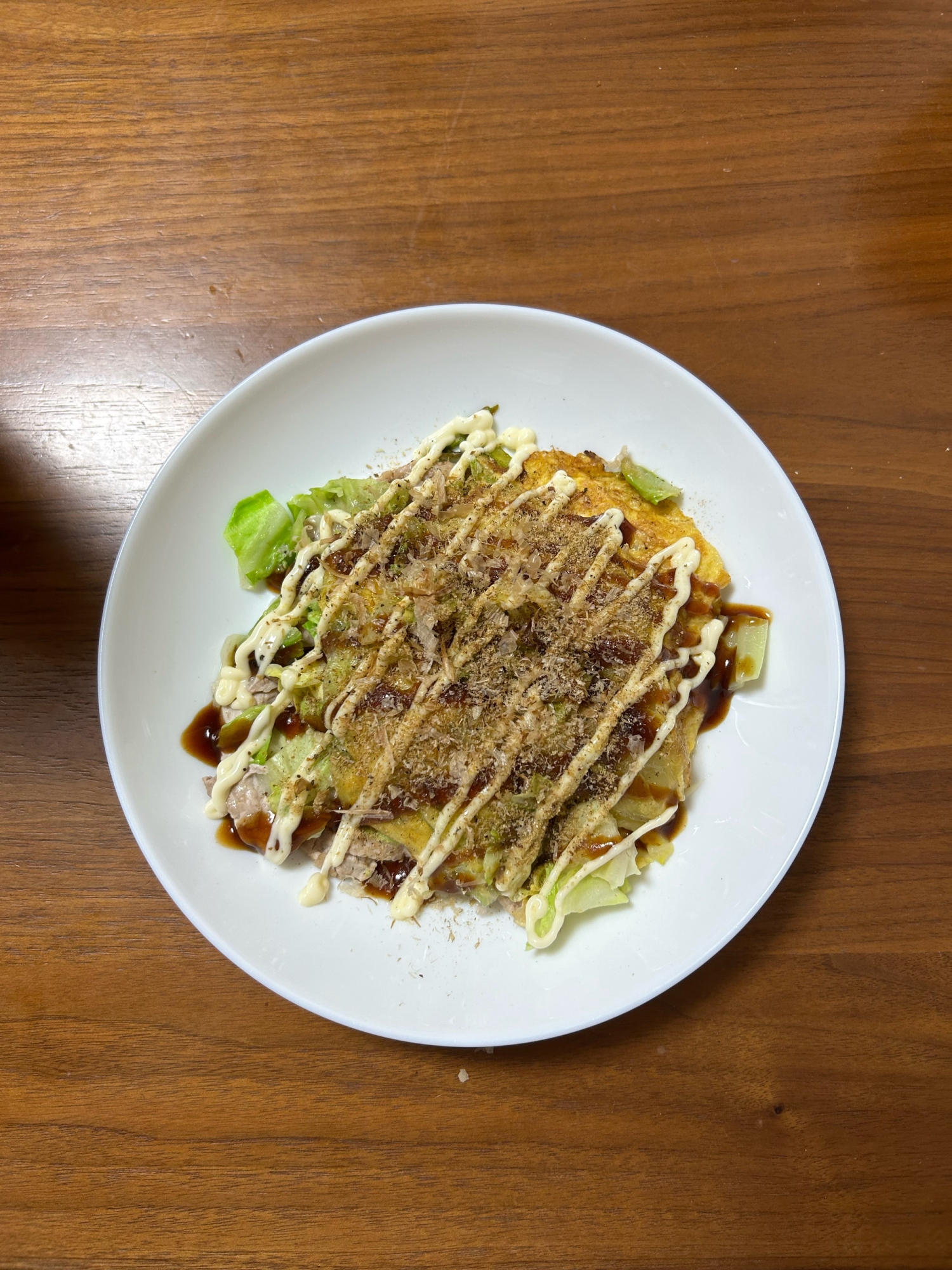 ヘルシー&グルテンフリー！もちもちお好み焼き