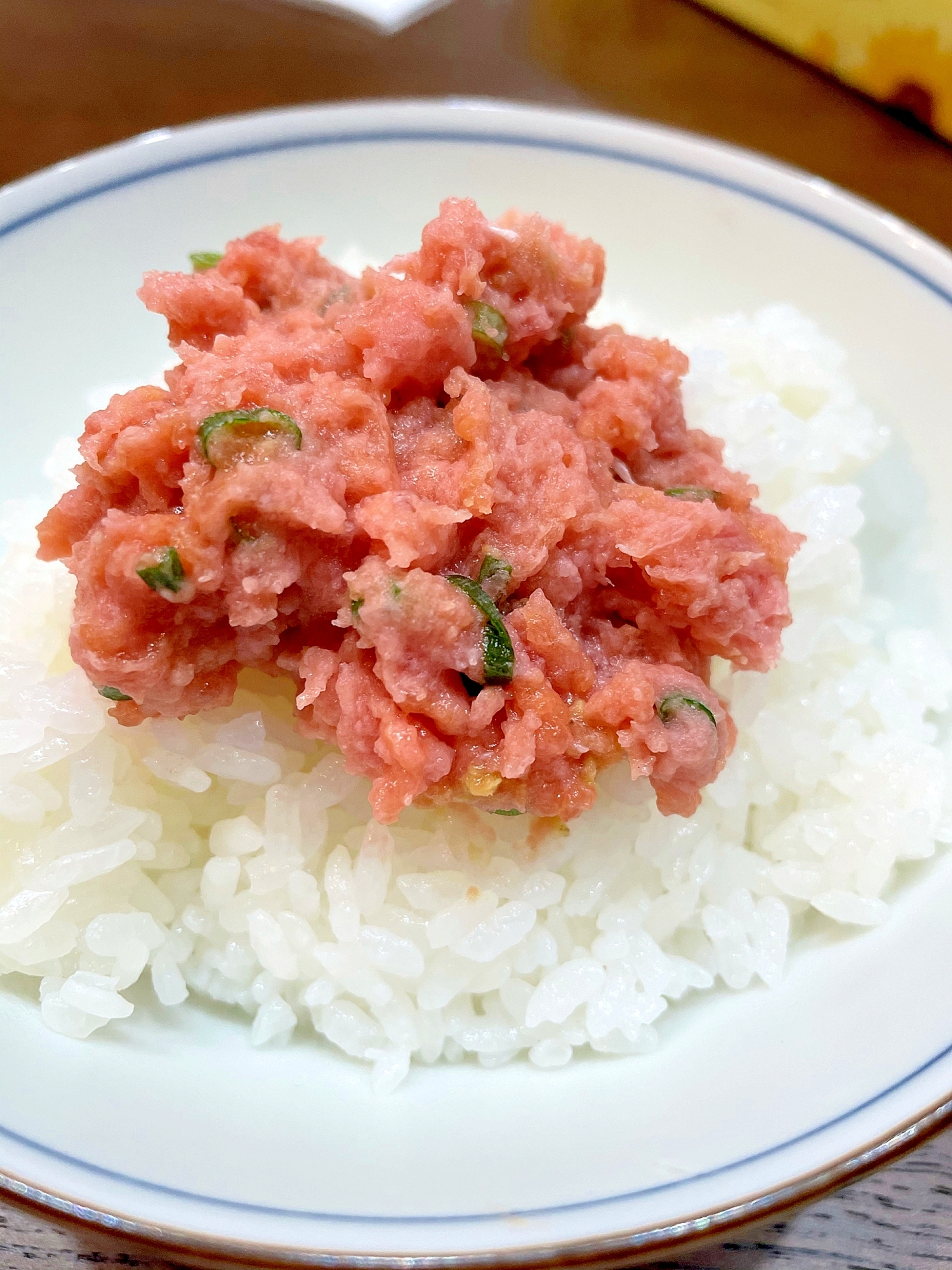 母の日に　ネギトロ丼