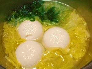 白菜湯豆腐