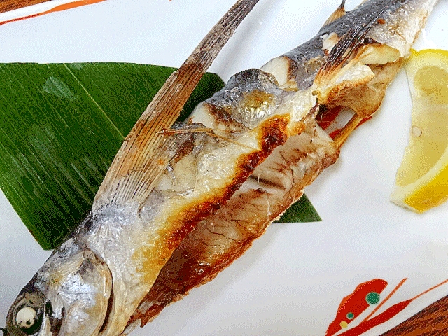 ひと塩レモン風味☆　「飛魚の香味焼き」