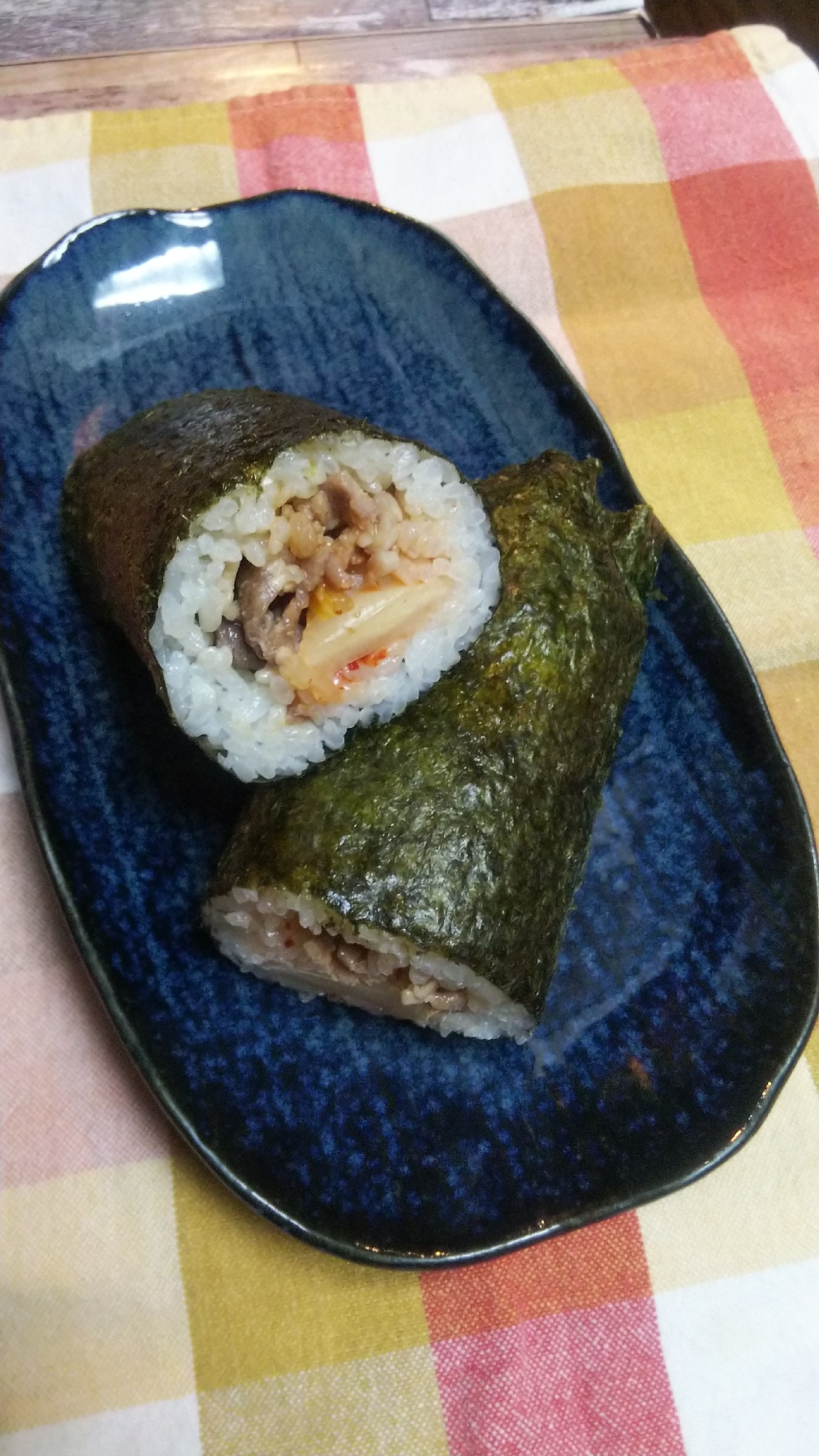 甘辛☆豚キムチ巻き寿司