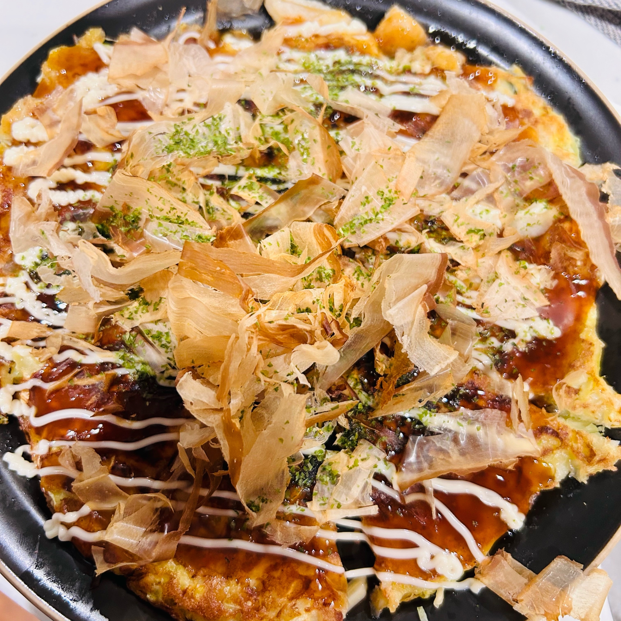 長芋を使ったお好み焼き！