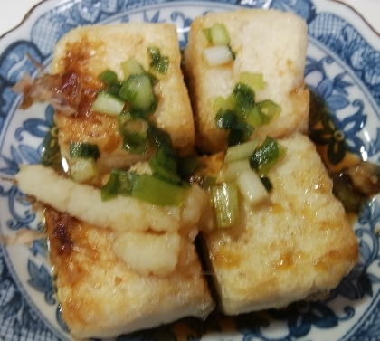 昼ご飯にいただきました！
揚げ出し豆腐美味しすぎて感動しました！☆ご馳走様でしたヾ(o´∀｀o)ﾉ