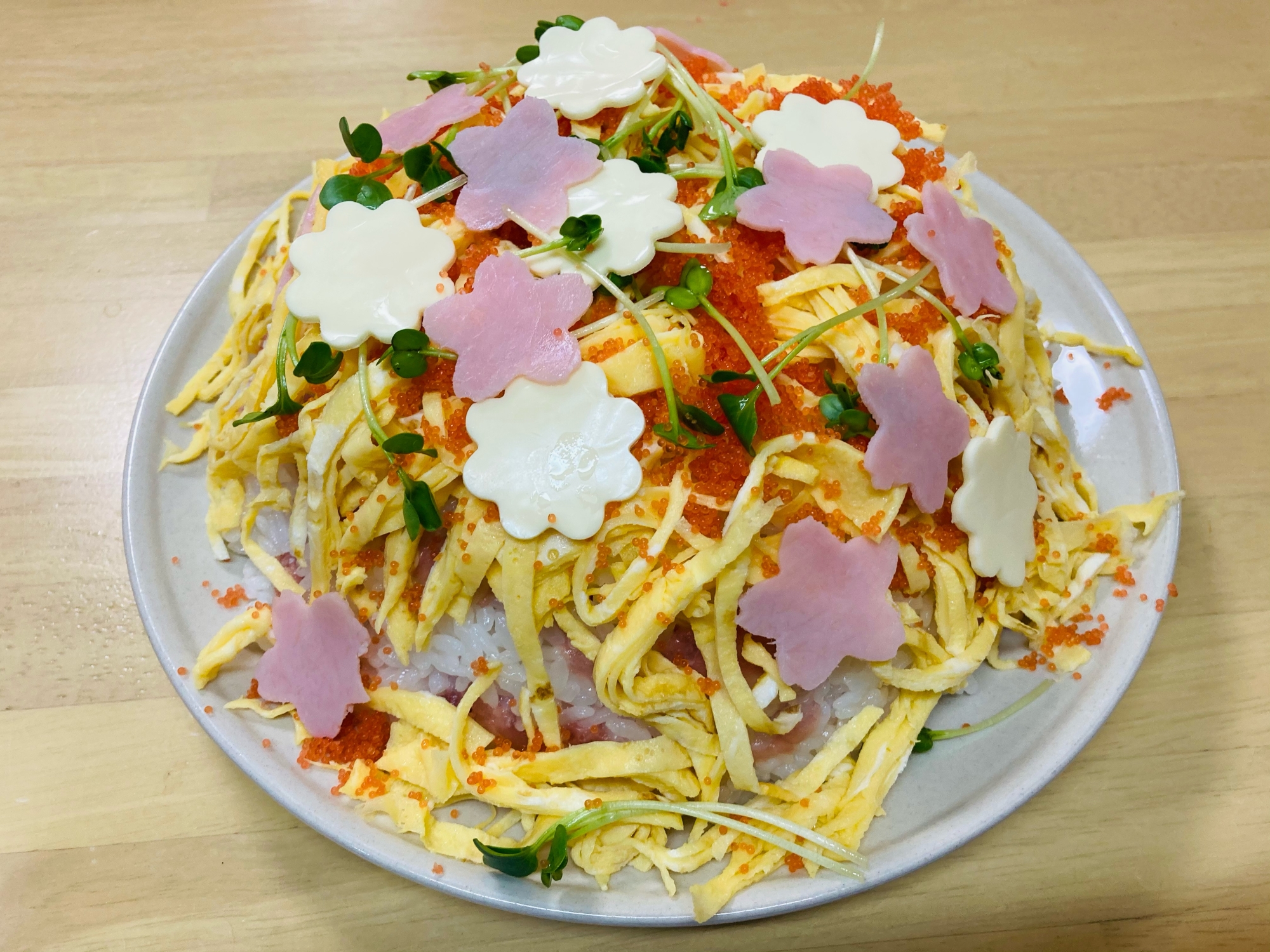 お祝いに 可愛いチラシ寿司 レシピ 作り方 By ちきっとモンスター 楽天レシピ お祝いに 可愛いチラシ寿司 レシピ 作り方 By ちきっとモンスター 楽天レシピ