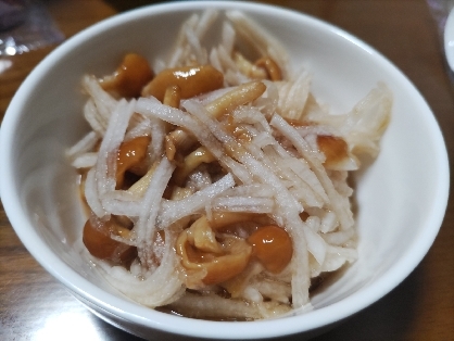 おろしではなく、千切りでも試して見ました!調味料を参考にさせていただきました