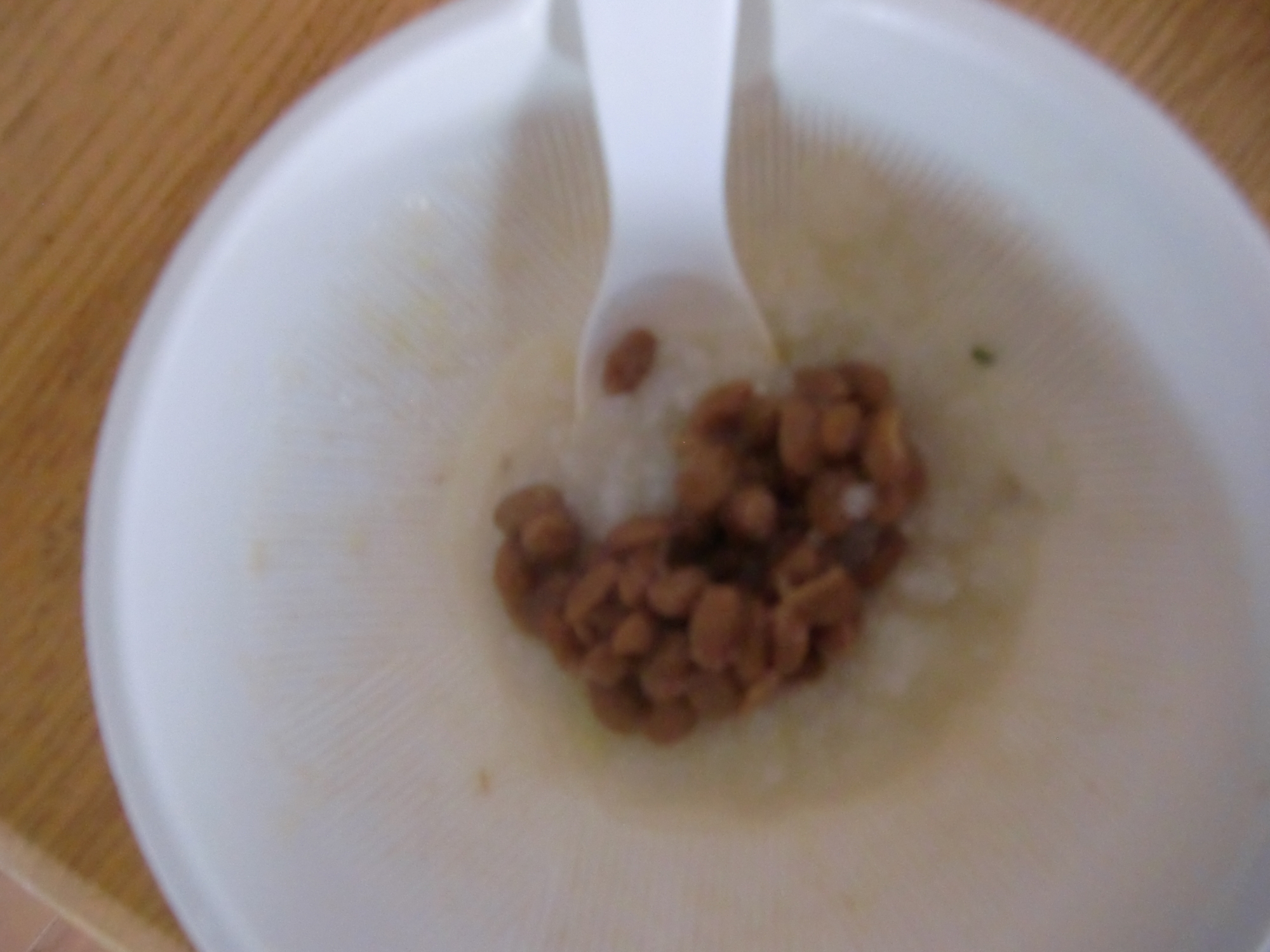 納豆おろしうどんの離乳食