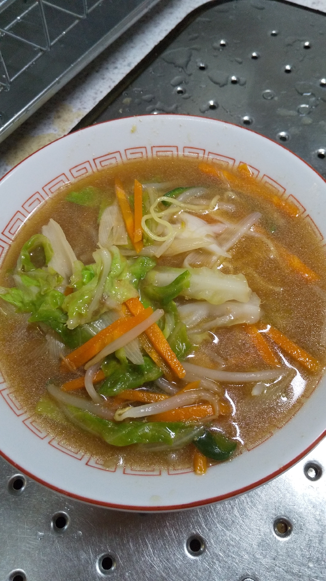 野菜たっぷり味噌ラーメン