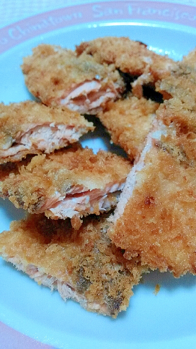 簡単！鮭のチーズはさみフライ