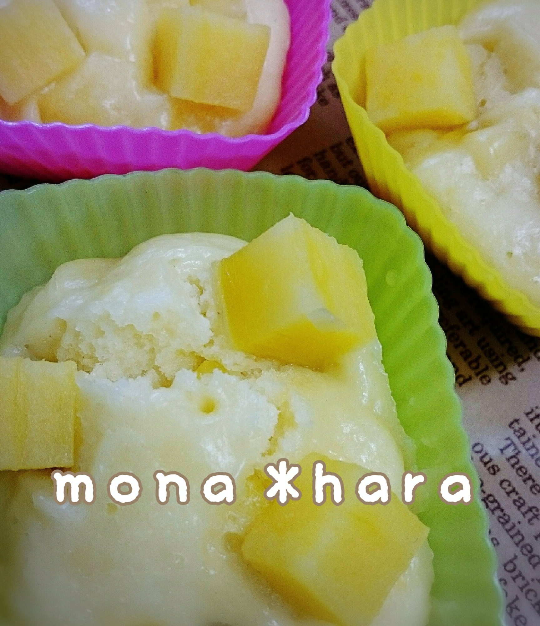 【HM】【離乳食後期】薩摩芋のヨーグルト蒸しパン