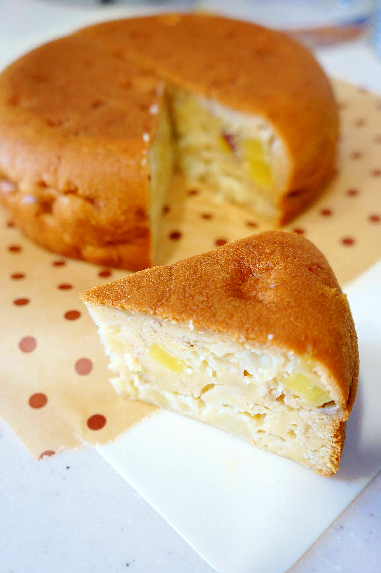 炊飯器で簡単！フルーツたくさんケーキ