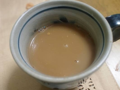 ホッと☆甜茶きなこカフェオレ♪