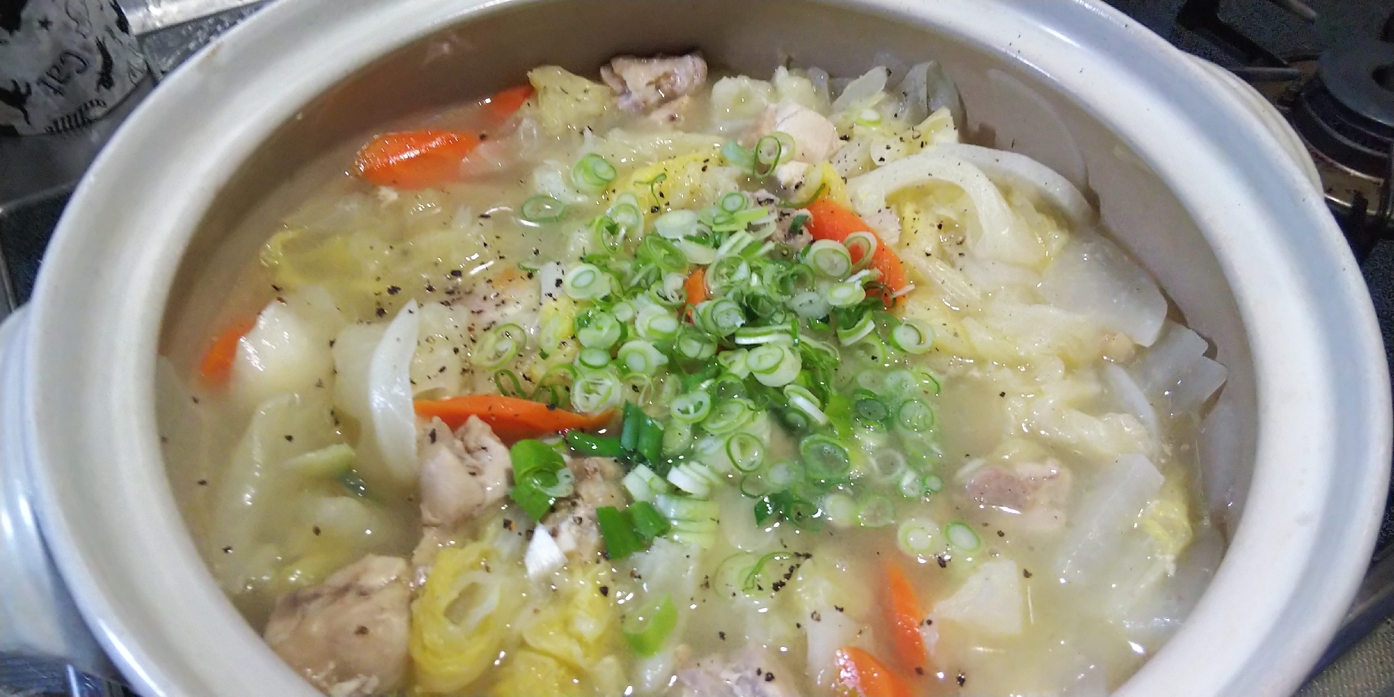 鶏のにんにく塩バター鍋 レシピ 作り方 By 楽天レシピ