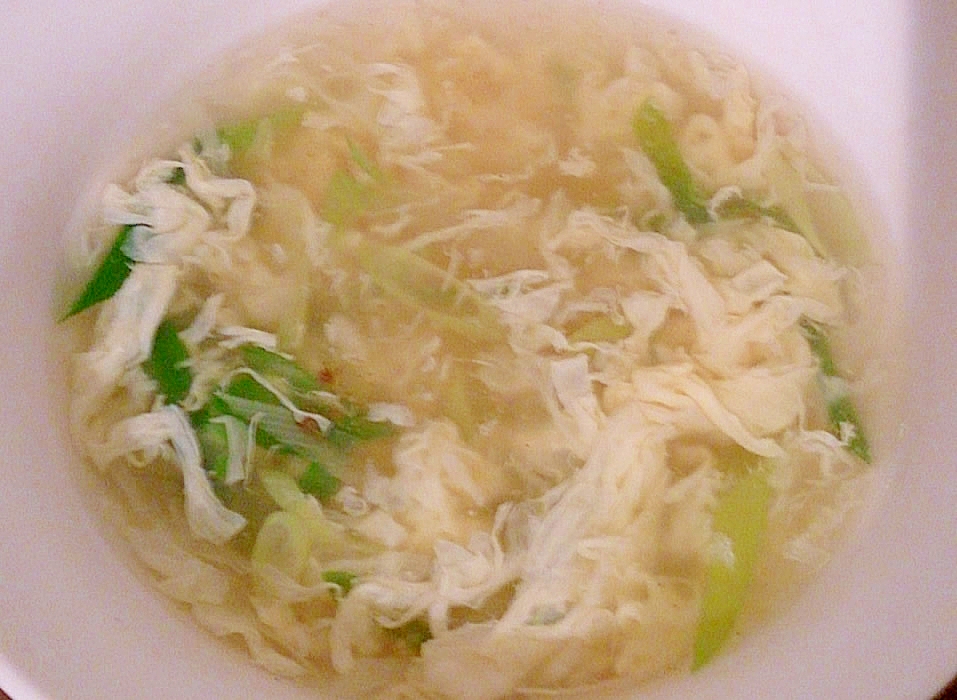 長ネギと卵のとろとろ中華スープ レシピ 作り方 By K 楽天レシピ