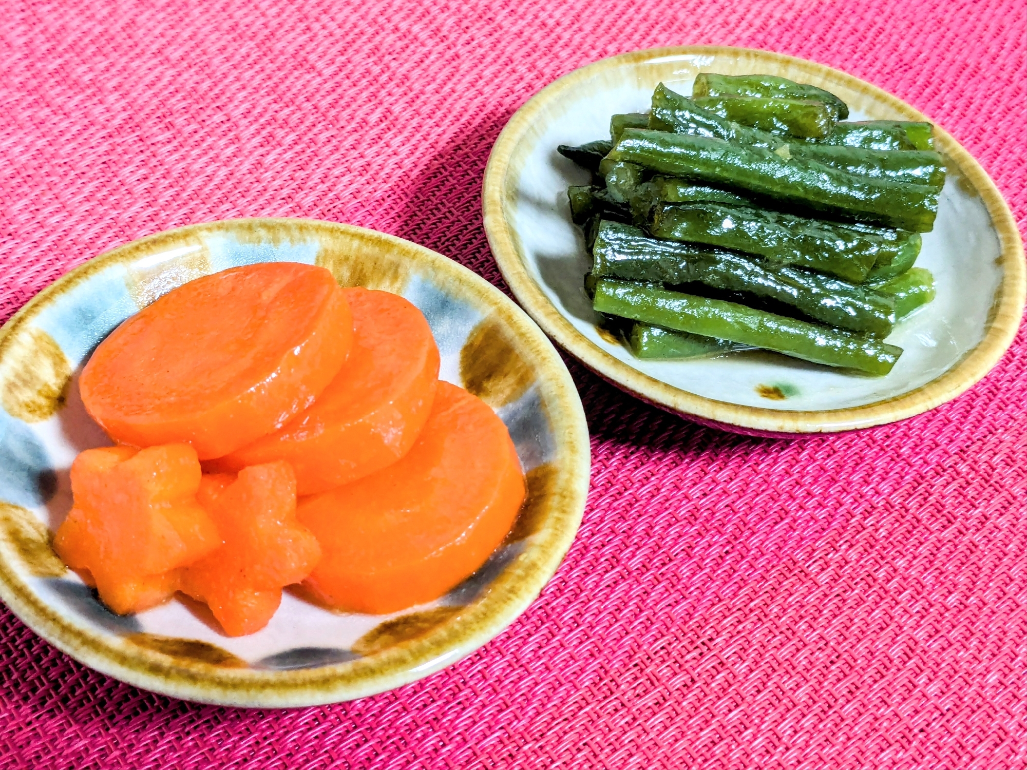 美味しい！〜人参のグラッセといんげんのグラッセ〜