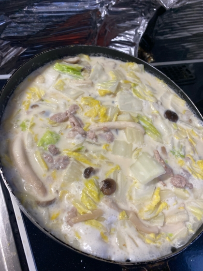 白菜消費☆鶏肉と白菜のクリーム煮