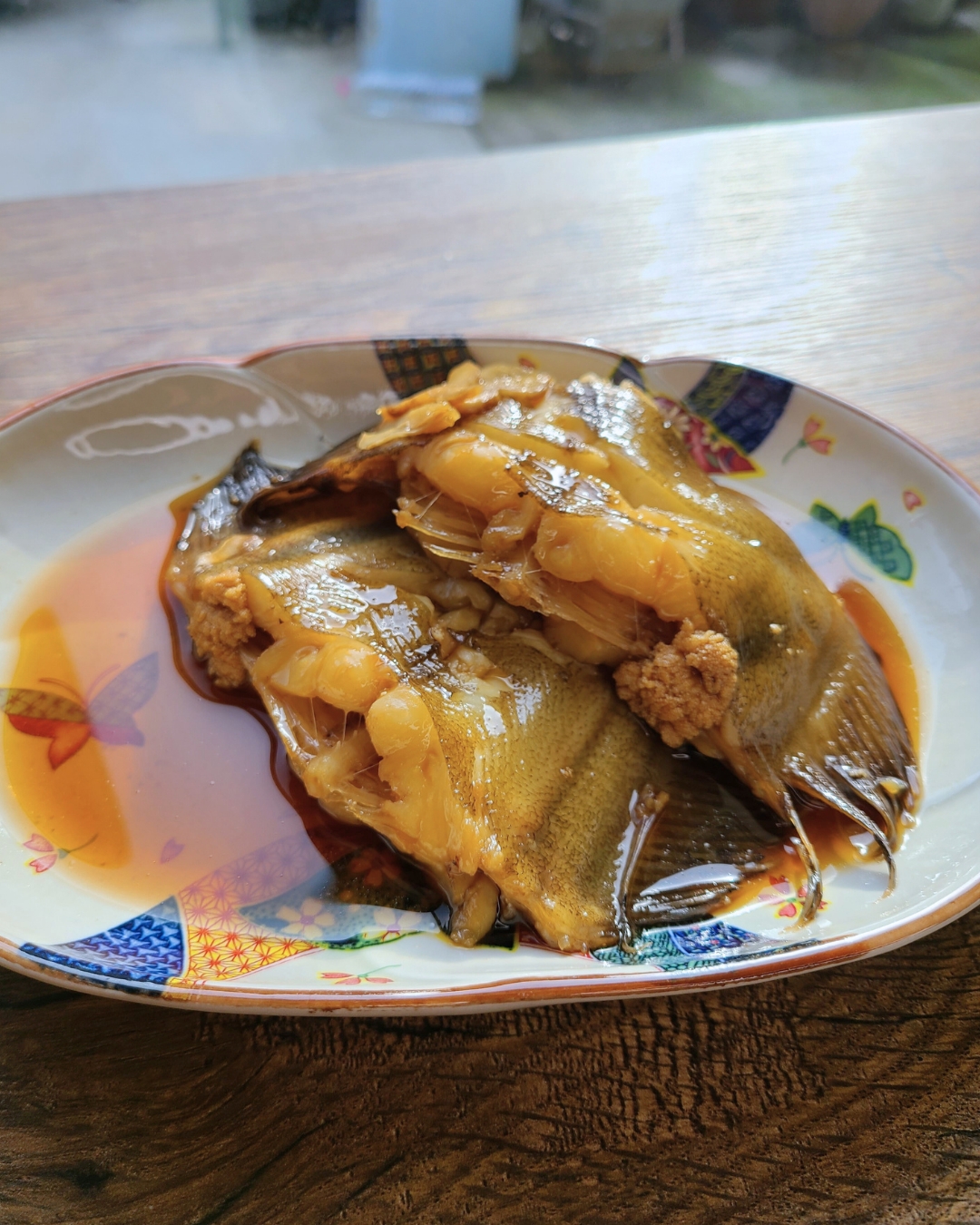 なめた鰈の煮付け