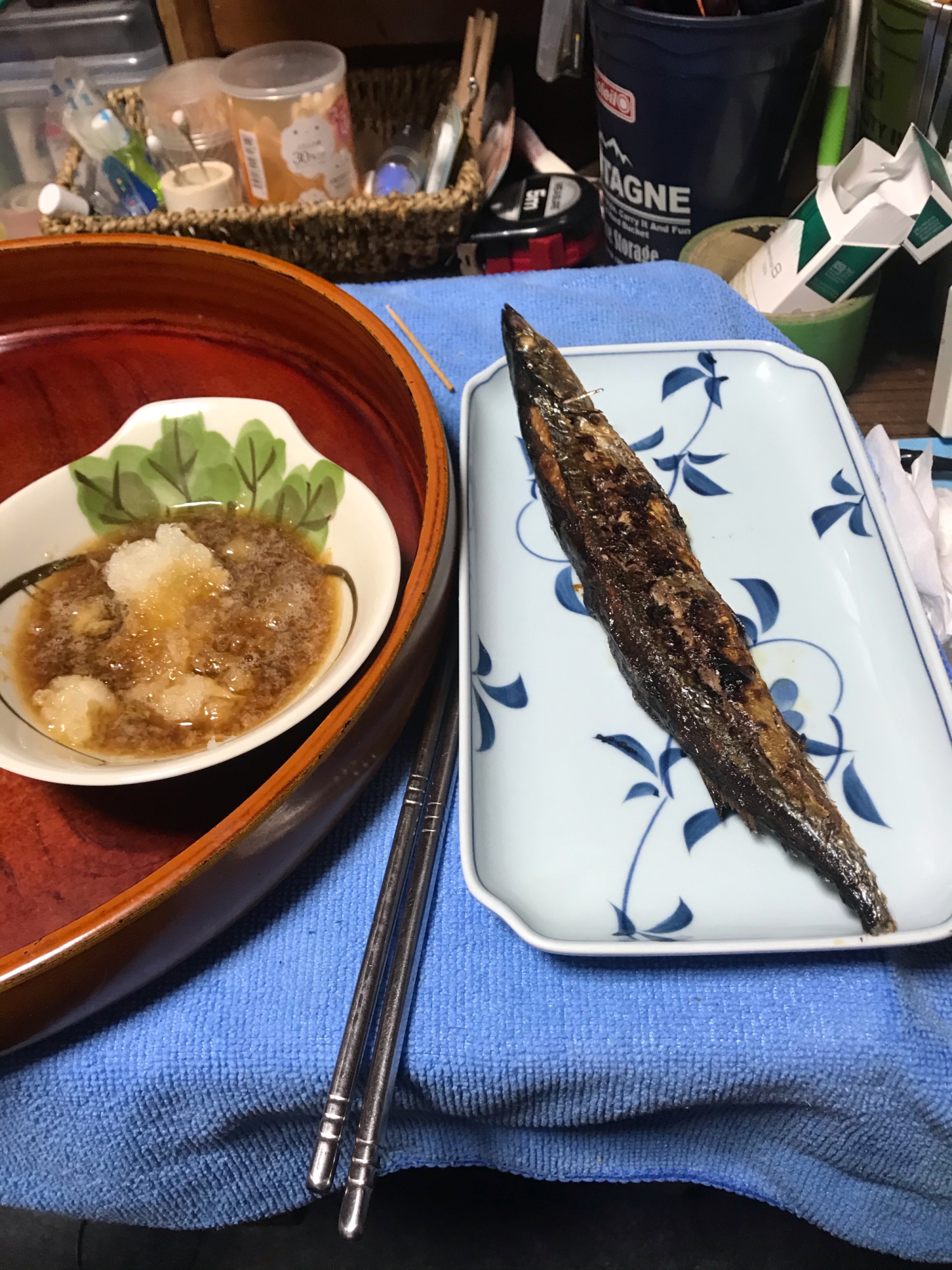 サンマ味噌焼き