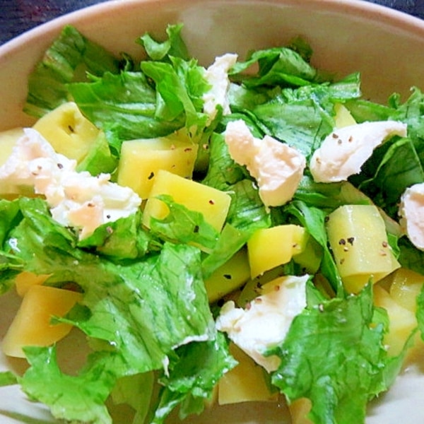 クリームチーズ入りレタスサラダ レシピ 作り方 By Libre 楽天レシピ クリームチーズ入りレタスサラダ レシピ 作り方 By Libre 楽天レシピ