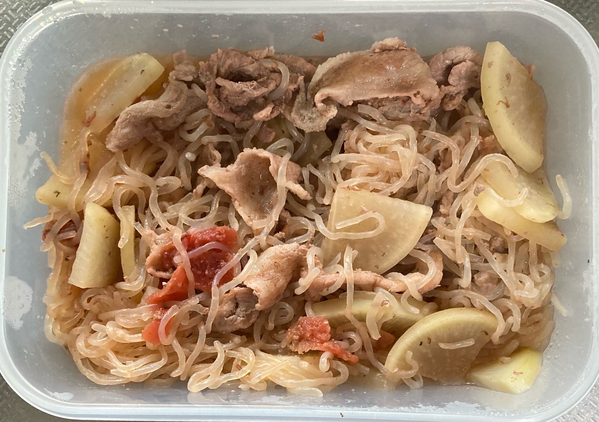 豚肉と大根の梅風味煮